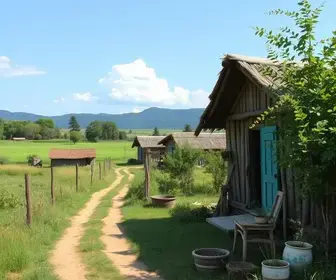 vida em uma aldeia com 18 habitantes